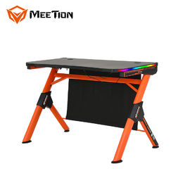 MeeTion DSK20 2020 High Quality Side Glow Office PC Table Led Light Rgb Computer Gaming Desk For Home Gaming