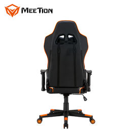 MeeTion CHR15 Leather Fabric Modern Revolving Recliner Racing Ergonomic White Computer Chair For Computers With Wheel