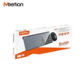 Meetion Mini4000 Supply Azerty USB Receiver Ultra-thin Wireless Combo Ordinateur Mini Clavier Et Souris Sans Fil