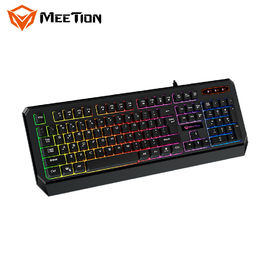MeeTion K9320 Sehznhen Desktop Ergonomis Multimedia Tahan Air USB Kabel Cahaya Backlight Membran PC Komputer Gamer Keyboard