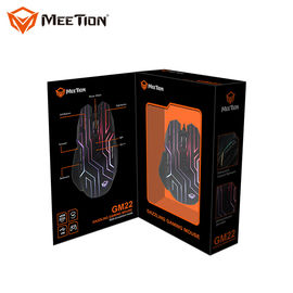 MeeTion GM22 Murah Enam Klik Led Ringan Player Driver Usb 7D Optik Kabel Cahaya Pro Macro Gamer Mice Gaming Mouse